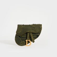 Load image into Gallery viewer, Dior Canvas Embroidered Camouflage Saddle Belt Bag