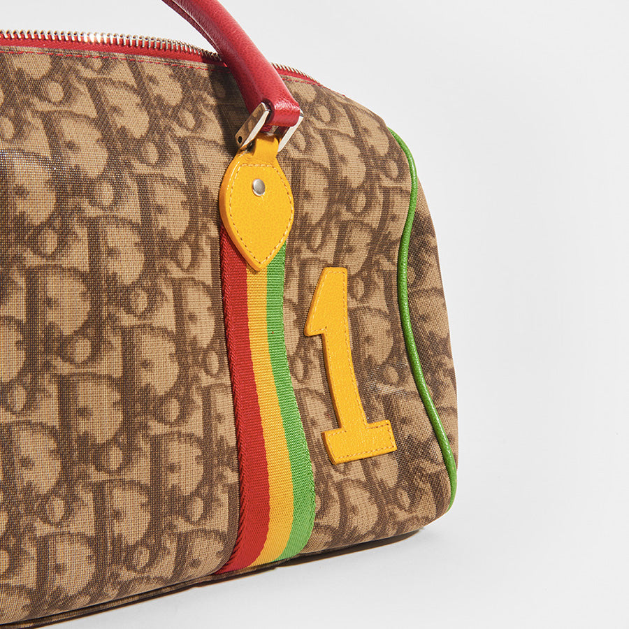 Dior rasta bowling bag clearance
