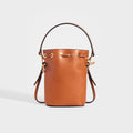 Mon Trésor Mini Bucket Bag in Brown