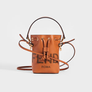 FENDI Mon Tresor Mini Leather Bucket Bag