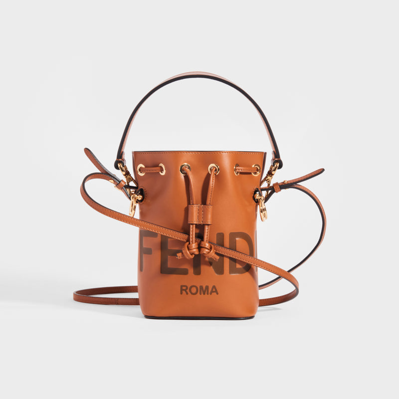 Fendi Mon Tresor Mini Leather Bucket Bag | Cocoon