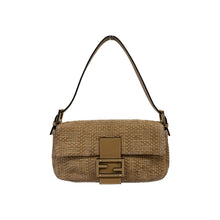 Load image into Gallery viewer, FENDI Baguette Bag with Woven Leather in Beige [ReSale]