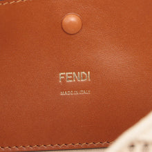 Load image into Gallery viewer, FENDI Baguette Bag in White Canvas with Embroidery [ReSale]
