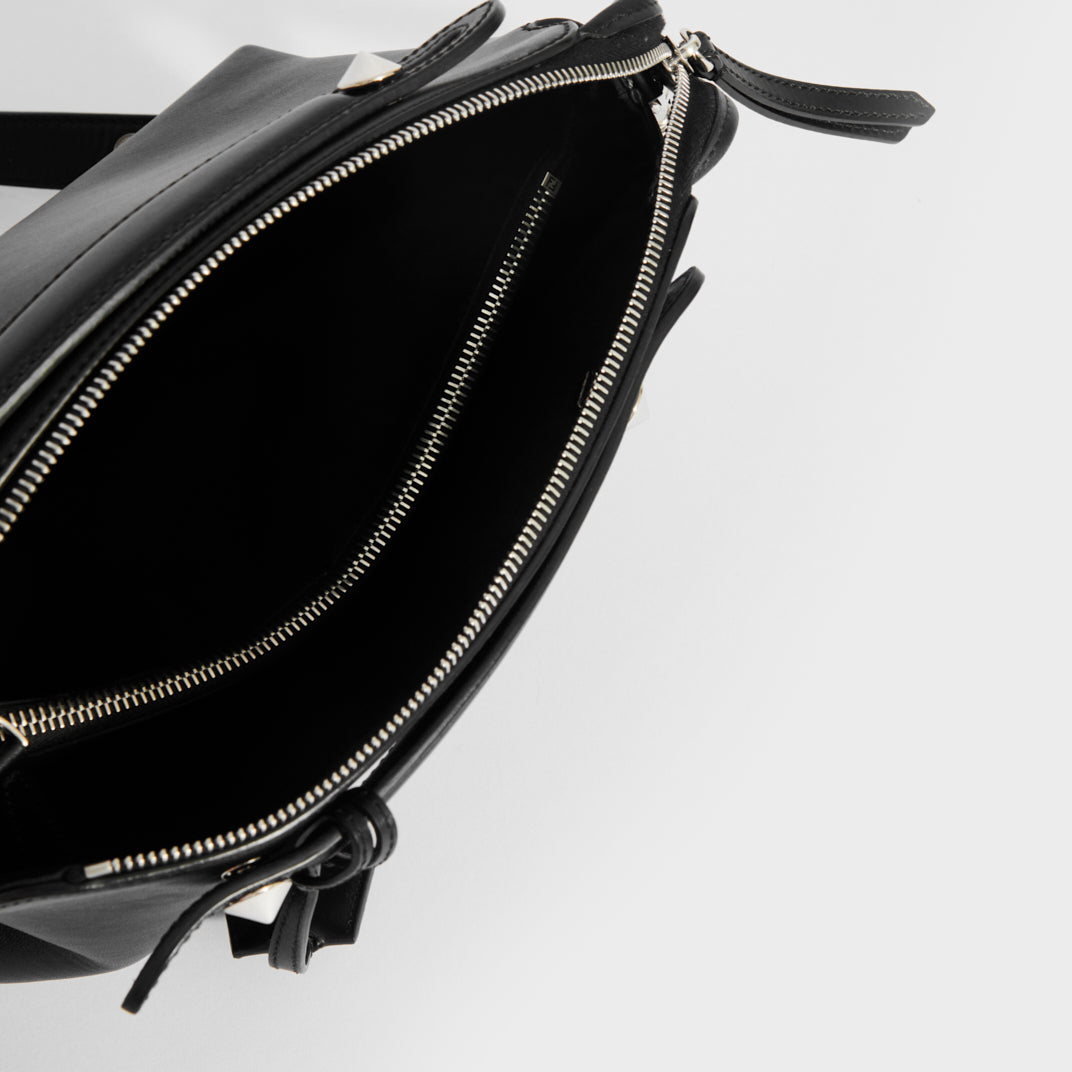 FENDI By the Way Medium Bag Black Leather COCOON