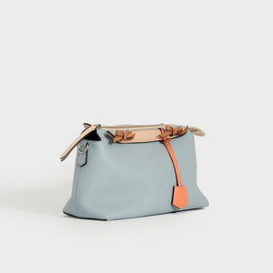 FENDI By The Way Medium Shoulder Bag in Grey and Tan