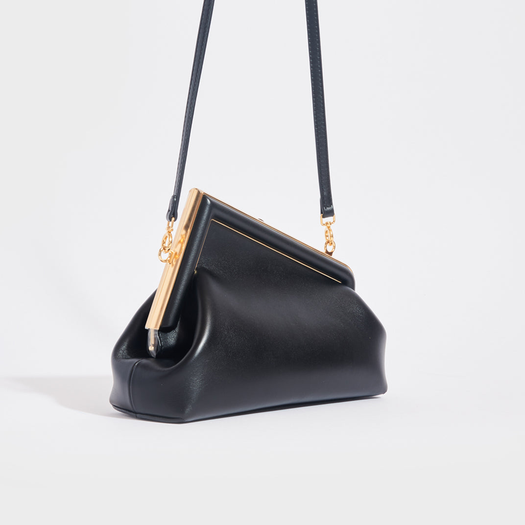 Small black hotsell fendi handbag