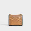 Kan U Small Shoulder Bag in Brown/Black Leather