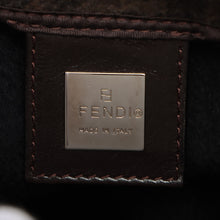Load image into Gallery viewer, FENDI Mamma Zucca Baguette Shoulder Bag in Brown Wool [ReSale]