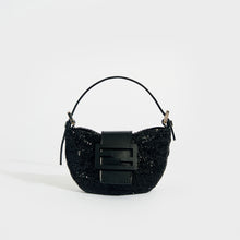 Load image into Gallery viewer, FENDI Mini Croissant Beaded Bag in Black