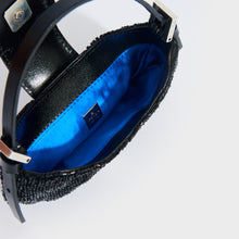 Load image into Gallery viewer, FENDI Mini Croissant Beaded Bag in Black