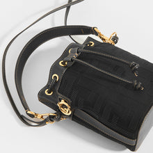 Load image into Gallery viewer, FENDI Mon Tresor Mini FF Logo Bucket Bag