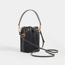 Load image into Gallery viewer, FENDI Mon Tresor Mini FF Logo Bucket Bag with Leather Strap