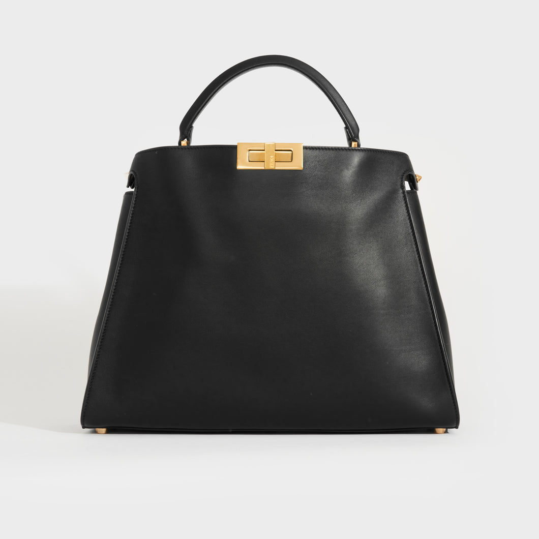 FENDI Peekaboo Essentially Leather Handbag | COCOON
