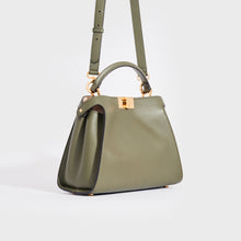 Load image into Gallery viewer, FENDI Peekaboo Essentially Small Nappa Leather Handbag in Khaki