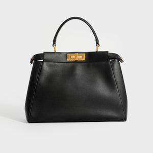 FENDI Peekaboo Handbag in Black