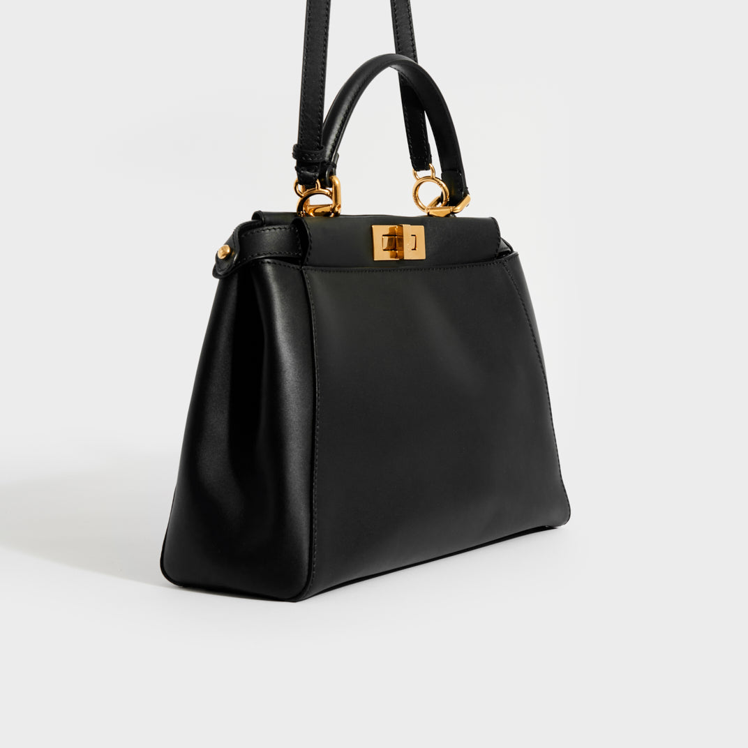 FENDI Peekaboo Handbag Black | COCOON