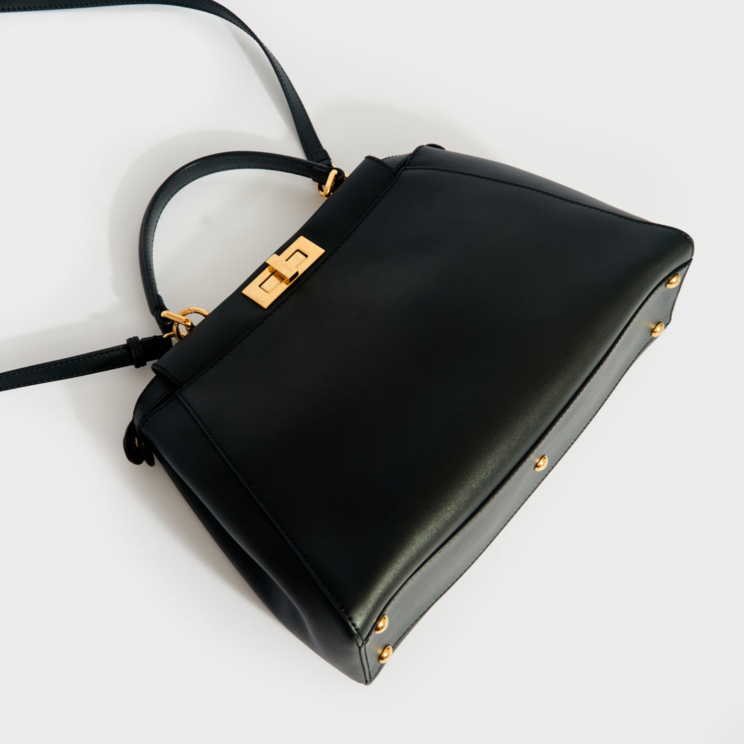 Peekaboo Handbag in Black