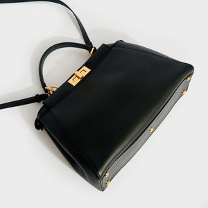 FENDI Peekaboo Handbag in Black