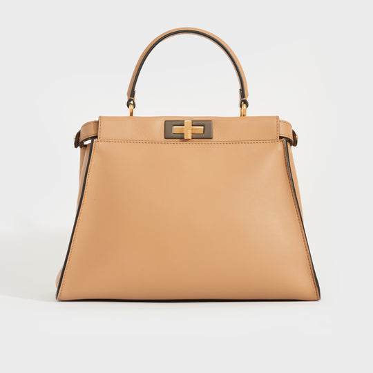 Peekaboo Medium Handbag in Beige