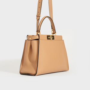 FENDI Peekaboo Medium Handbag in Brown