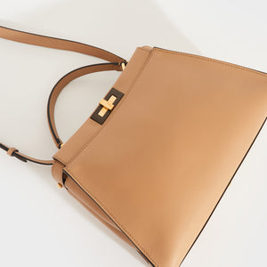FENDI Peekaboo Medium Handbag in Brown
