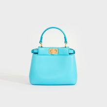 Load image into Gallery viewer, FENDI Peekaboo Iconic XS in Light Blue Nappa Leather