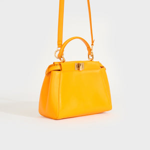 FENDI Peekaboo Mini Bag in Orange