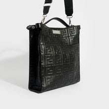 Load image into Gallery viewer, FENDI Peekaboo X-Lite Fit Tote Bag in Black Nappa Leather