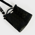 Peekaboo X-Lite Fit Tote Bag in Black Nappa Leather
