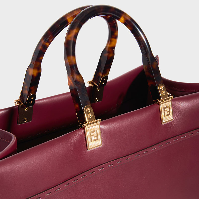 Fendi burgundy bag clearance