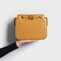 Touch Leather Bag in Beige