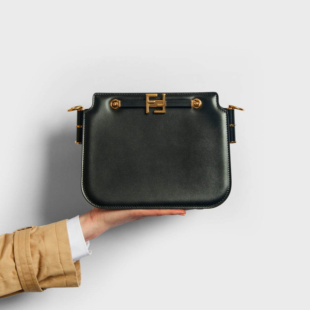 Touch Leather Bag in Black