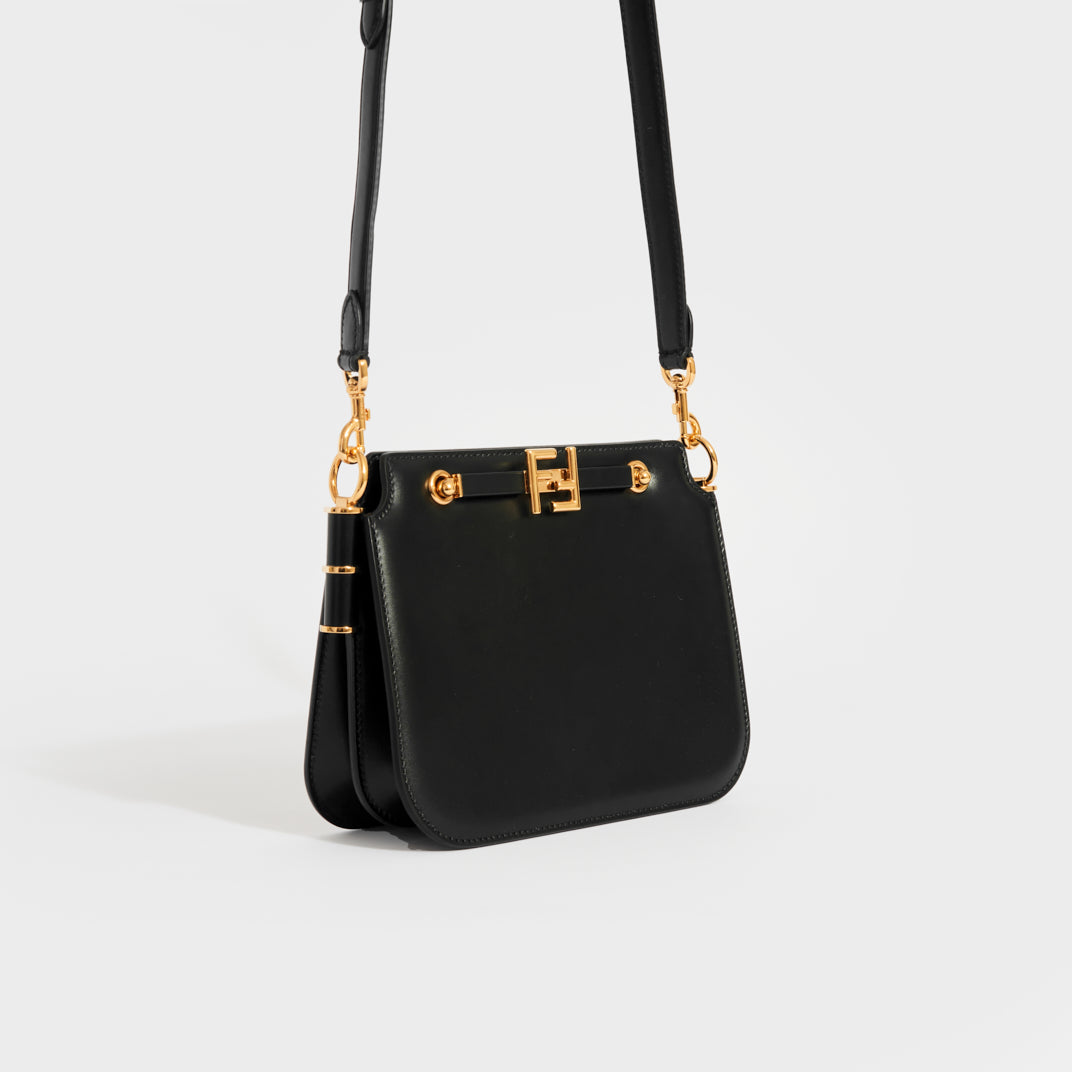 Touch Leather Bag in Black