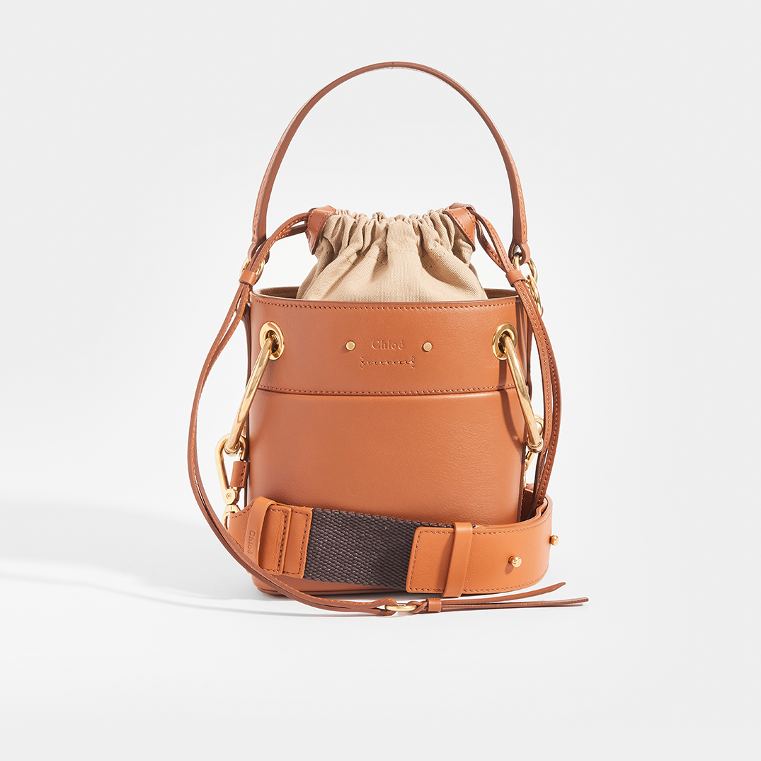 Chloe roy mini top leather bucket bag