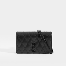 Load image into Gallery viewer, SAINT LAURENT Angie Quilted Leather Shoulder Bag