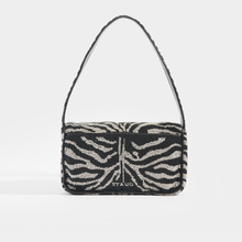 Load image into Gallery viewer, STAUD Tommy Zebra Beaded Shoulder Bag