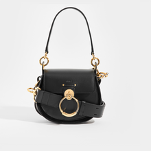 Load image into Gallery viewer, CHLOÉ Tess Small Crossbody Bag in Black Leather and Suede [ReSale]