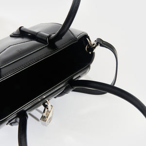 GIVENCHY Antigona Lock Mini Leather Bag in Black