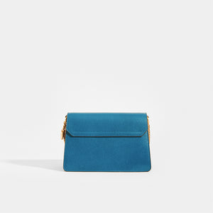 GIVENCHY GV3 Small Bag in Blue and Aubergine Leather and Suede
