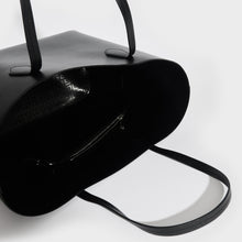 Load image into Gallery viewer, GIVENCHY Logo-Embossed Leather Tote Bag in Black