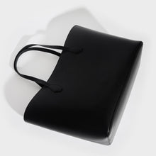 Load image into Gallery viewer, GIVENCHY Logo-Embossed Leather Tote Bag in Black