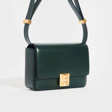 Load image into Gallery viewer, Side view of the GIVENCHY Medium 4G Crossbody Bag in Green Forest