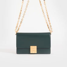 Load image into Gallery viewer, Hardware and chain detailon the GIVENCHY Small 4G Crossbody Bag in Green Forest