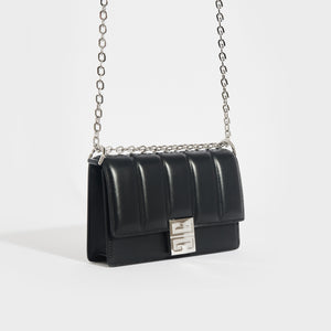 GIVENCHY Small 4G Padded Leather Bag in Black