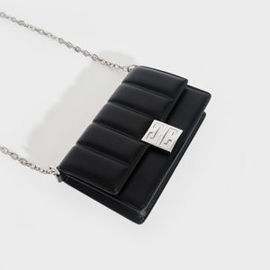 GIVENCHY Small 4G Padded Leather Bag in Black