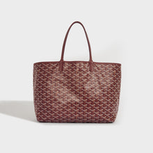 Load image into Gallery viewer, GOYARD Saint Louis PM Canvas and Leather-Trim Tote in Bordeaux