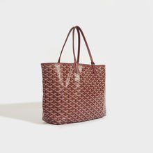 Load image into Gallery viewer, GOYARD Saint Louis PM Canvas and Leather-Trim Tote in Bordeaux