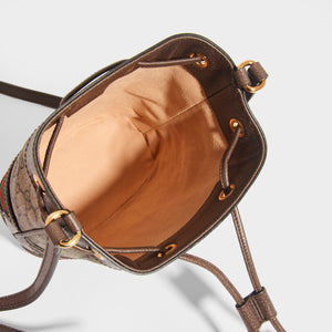 GUCCI Mini Ophidia GG Supreme Bucket Bag
