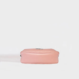 GUCCI GG Marmont Camera Bag in Pastel Pink Leather [ReSale]