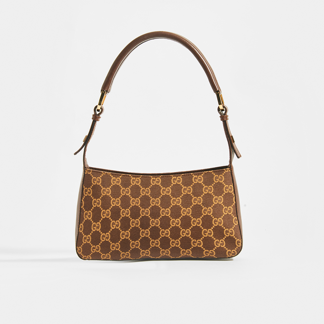 Vintage Gucci Monogram Shoulder Bag